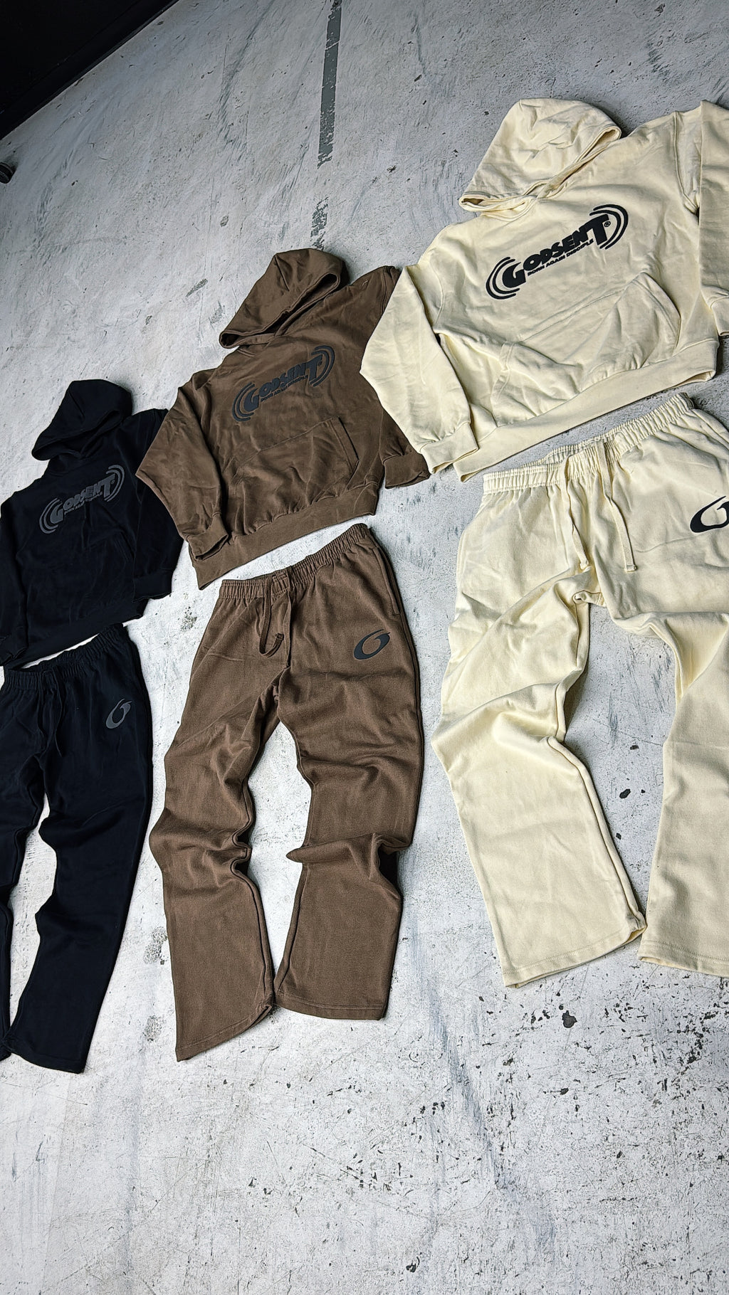 BORN AGAIN DISCIPLE PUFF PRINT SET (HOODIE + SWEATS)