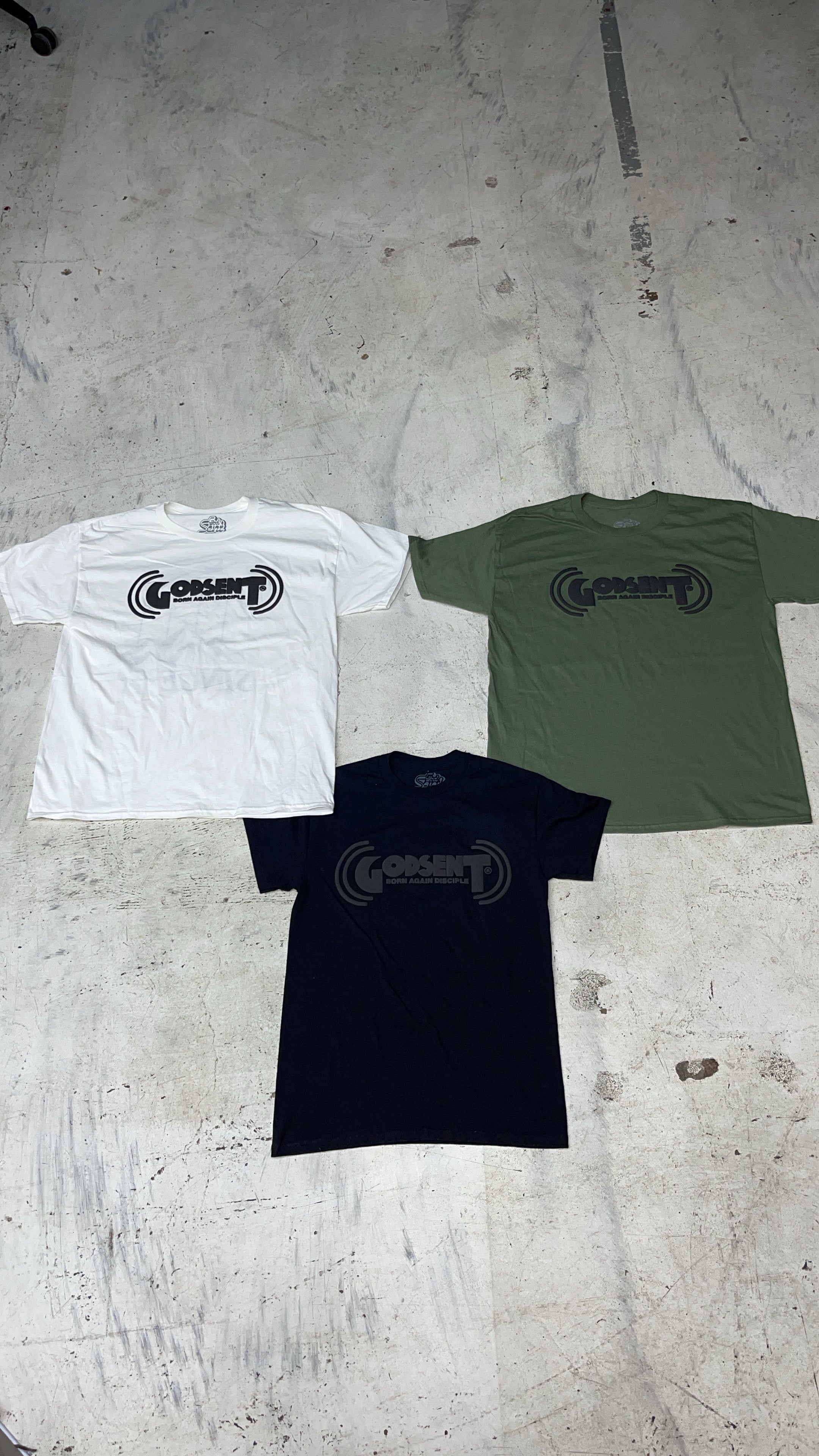 BORN AGAIN DISCIPLE PUFF PRINT TEE